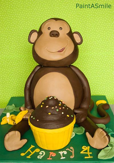 Monkey cake - Cake by Anjana Cawdell