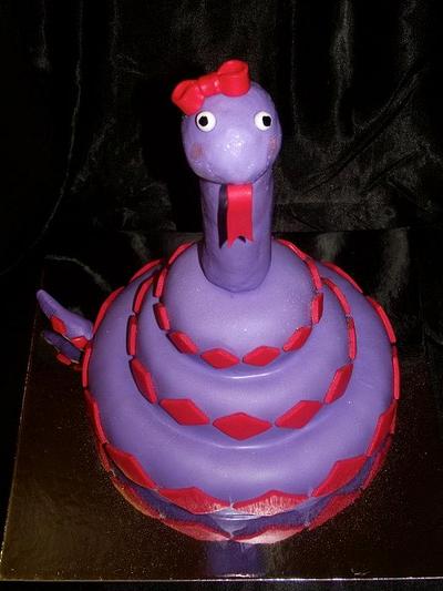 Friendly Snake Cake! - Cake by Jacque McLean - Major Cakes