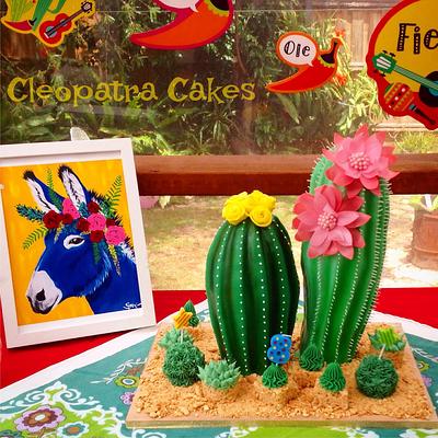 Cactus birthday cake - Cake by Cleopatra cakes