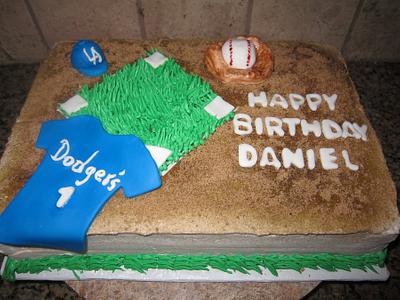 Dodgers cake - Cake by vkylyn