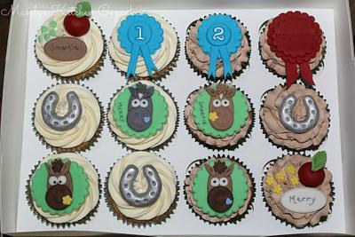 Pony Themed Cupcakes - Cake by Mandy Morris