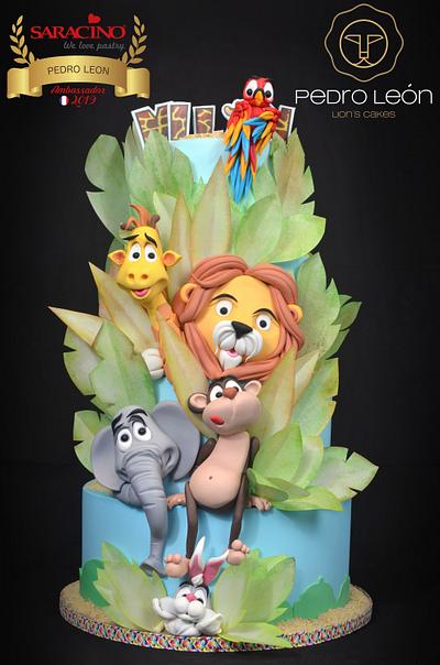 Animals Cake  - Cake by LION´S CAKES PEDRO LEON