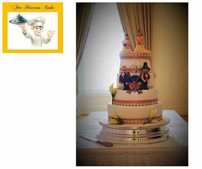Wedding cake  - Cake by For Heavens Cake 