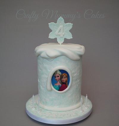 Frozen snow drift - Cake by CraftyMummysCakes (Tracy-Anne)