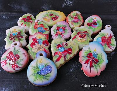 Hand painted christmas cookies.....  - Cake by Mischell