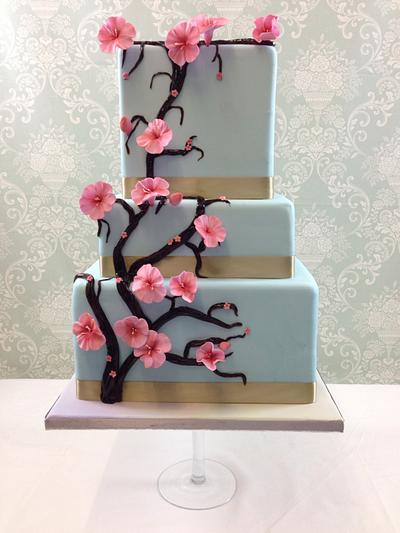 Cherry blossom cake - Cake by S & J Foods