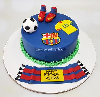 FCB cake - Cake by Sweet Mantra Homemade Customized Cakes Pune
