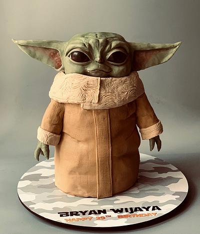 Baby Yoda - Cake by Dsweetcakery