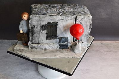 Le ballon rouge  - Cake by  Despina Vrochidou