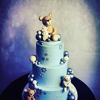 Baptism cake - Cake by Céline Dachicourt, Saveur d'un Reve
