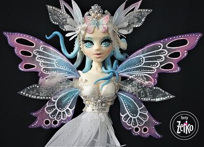 The Butterfly Princess - Cake Con International collaboration - Cake by Torty Zeiko