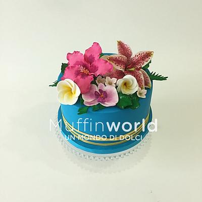 Tropical bouquet  - Cake by Monica Liguori