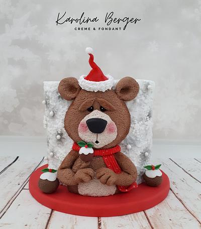 Christmas pudding or diet? - Cake by Creme & Fondant