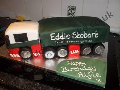 Eddie Stobart Lorry - Cake by IDoLoveaCake