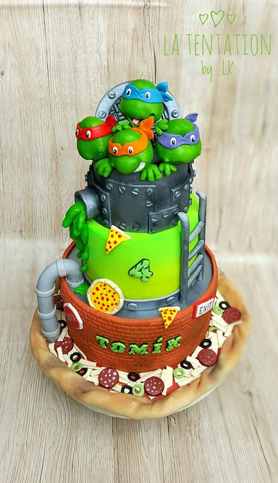 Ninja turtles cake - Cake by Lenka Kovarikova