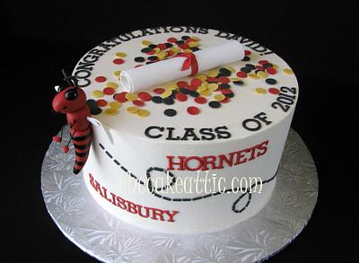 Salisbury High graduation cake - Cake by Soraya Avellanet