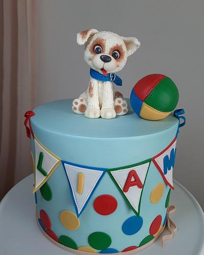 Puppy cake - Cake by Couture cakes by Olga