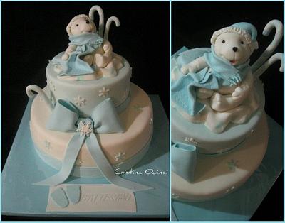 Bear white cake - Cake by Cristina Quinci
