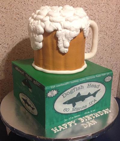 Beer Case & Mug Cake - Cake by Tracy's Custom Cakery LLC