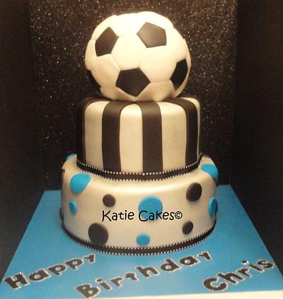 Soccer Cake - Cake by Katie Cortes