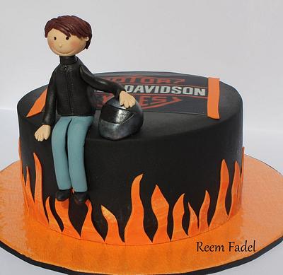 Harley Davidson - Cake by ReemFadelCakes