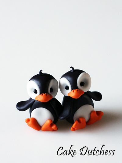 Cute Penguins (with video tutorial) - Cake by Etty