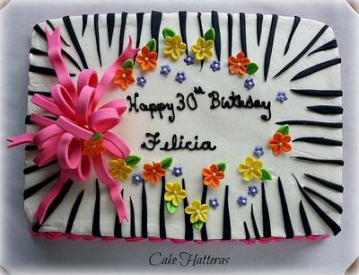 30th Birthday - Cake by Donna Tokazowski- Cake Hatteras, Martinsburg WV