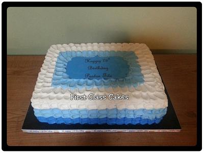 Ombre Petals cake - Cake by First Class Cakes