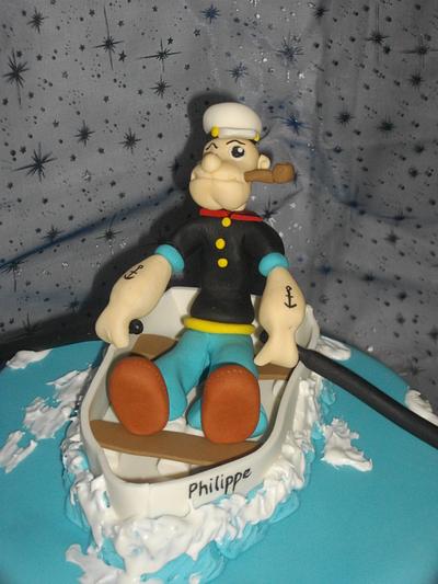 Popeye cake topper - Cake by Mandy