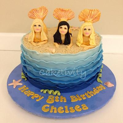 Mermaid / H2O Cake - Cake by Caketivity