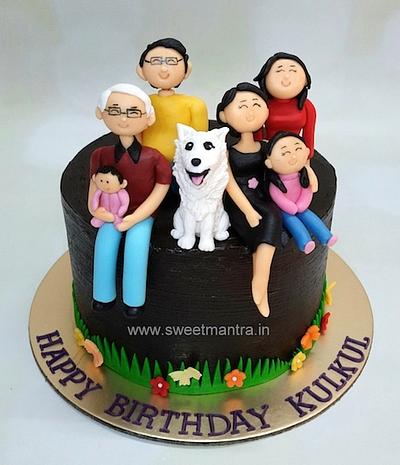 Happy Family cake - Cake by Sweet Mantra Homemade Customized Cakes Pune