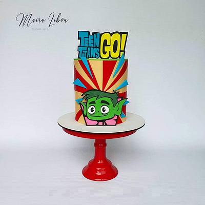 Teen titans go - Cake by Maira Liboa