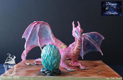 Princess Sitora, thunder and lightening dragon - Cake by Designer Cakes By Timilehin