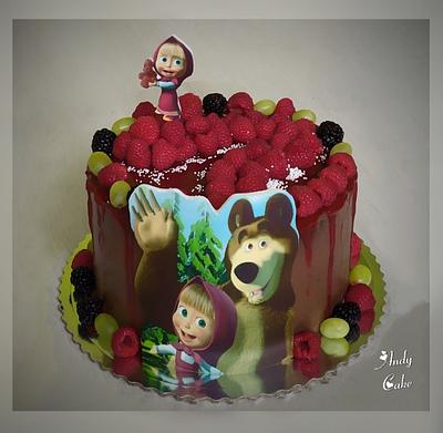 Masa and bear cake - Cake by AndyCake