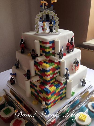 Knight Lego wedding cake - Cake by David Mason