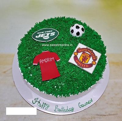 Sports theme cake - Cake by Sweet Mantra Homemade Customized Cakes Pune