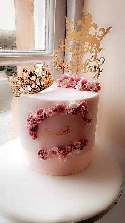 Pretty princess cake  - Cake by Missyclairescakes