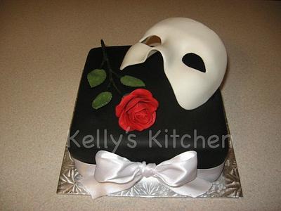 Phantom of the Opera cake - Cake by Kelly Stevens