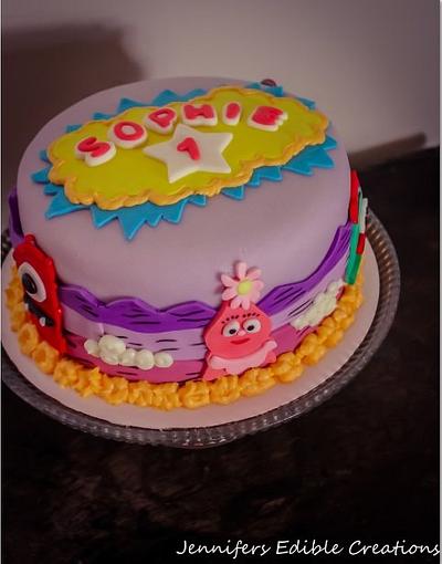 Yo Gabba Gabba First Birthday Cake - Cake by Jennifer's Edible Creations