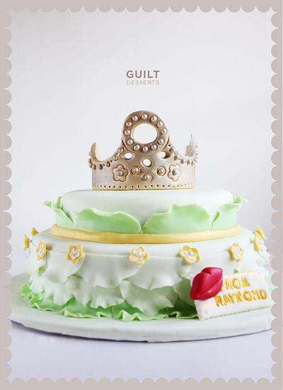 Pretty Tiara Cake - Cake by Guilt Desserts