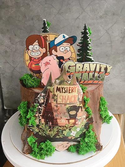 Gravity Falls cake - Cake by Antry