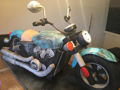 Motorcycle cake - Cake by Jenny Kristen 