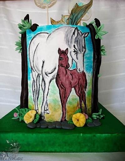 Horse cake 🎂 - Cake by Édesvarázs