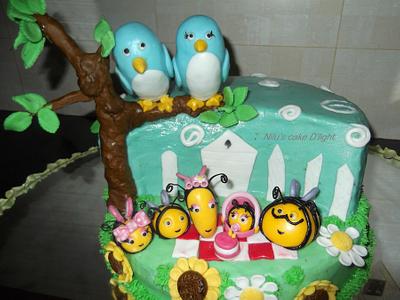 Disney Hive themed cake - Cake by Nilu's Cake D'lights