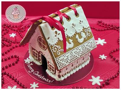 Gingerbread Houses - Cake by Planet Cakes