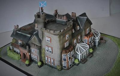 Scottish castle island hotel  - Cake by Happyhills Cakes