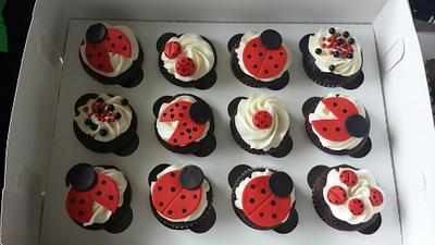 Ladybug Cupcakes - Cake by The Cakery 
