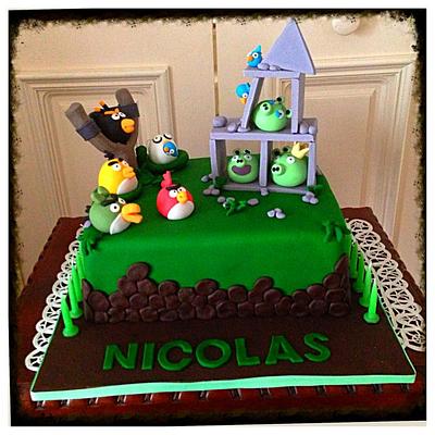 Angry Birds Cake - Cake by Effie