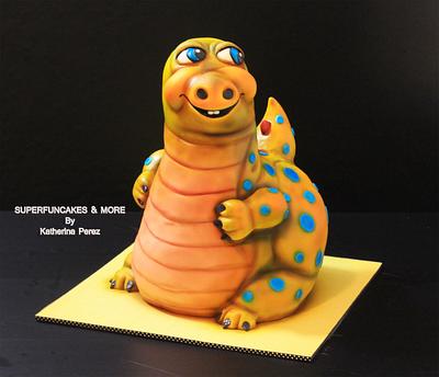 Markus, the yellow Dino - Cake by Super Fun Cakes & More (Katherina Perez)