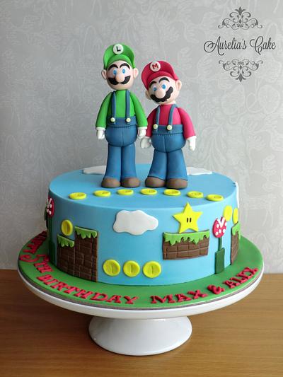 Super Mario Bros cake - Cake by Aurelia's Cake